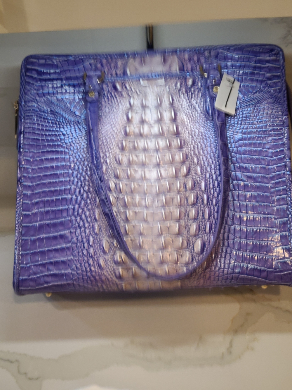 NWT Brahmin Tia Very Peri Ombre Melbourne Tote - Picture 6 of 15